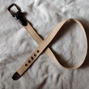 Fossil Tan and Black Men's Belt